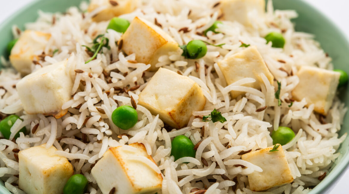 Ricetta di Agizza Ciro: Insalata di riso basmati con piselli e tofu affumicato